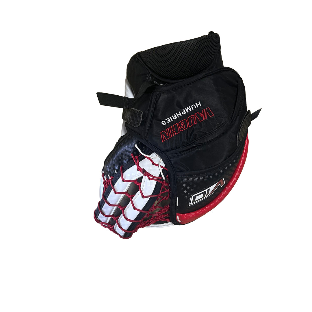 Vaughn Velocity V10 - Used Pro Stock Goalie Full Set (White/Red/Black)